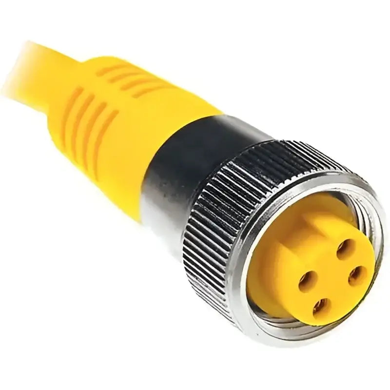 Yellow cable with three-pin connector for NM4P-01 Maretron Mini Power Cord 1M