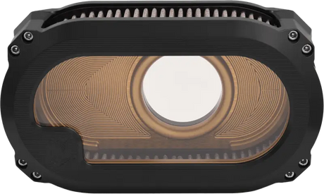 NXT-01BG Kens Factory Nxt Lvl M8 Air Cleaner W/Glass Black W/Gold - RV and Auto Parts