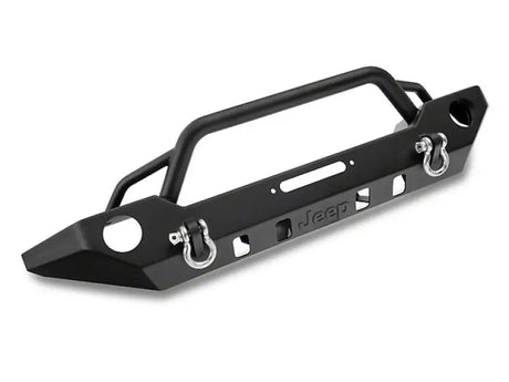 Officially Licensed Jeep 07-18 Jeep Wrangler JK Adventure HD Front Bumper w/ Jeep Logo - oljJ164363