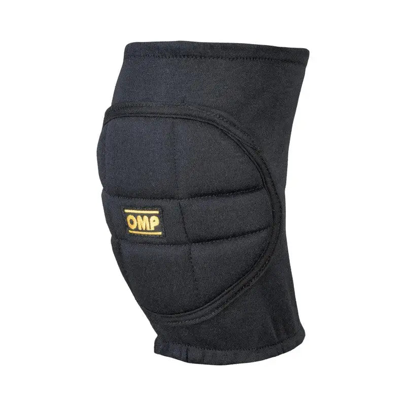 Black padded knee protector from OMP Fire Resistant Accessories, Nomex Kneed Pads
