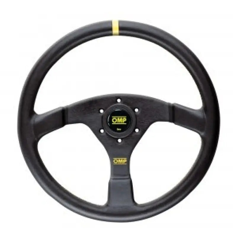 OMP Velocita Flat Steering Wheel 350mm - Small Suede (Black) - Truck & Automotive