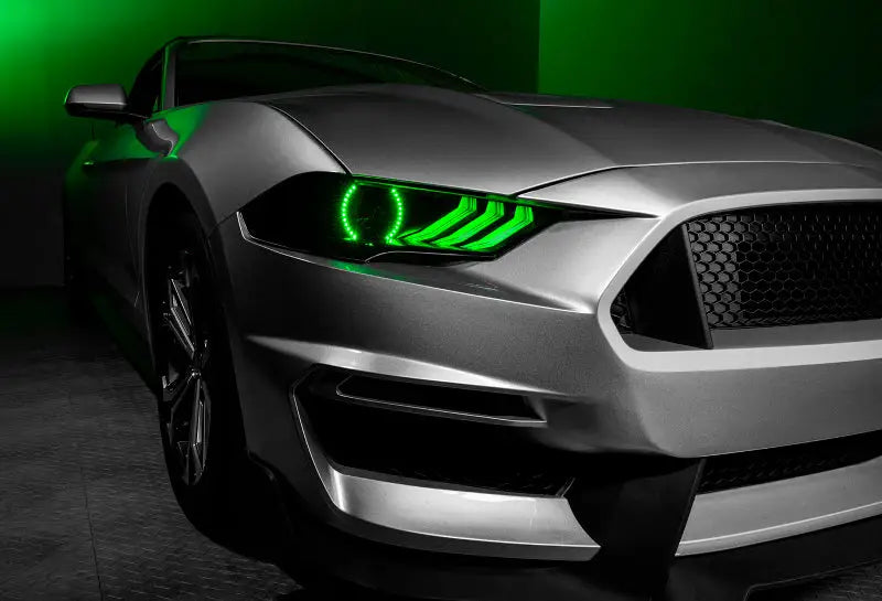 Oracle Lighting 18-23 Ford Mustang Dynamic ColorSHIFT LED Headlights - Black Series - Truck & Automotive