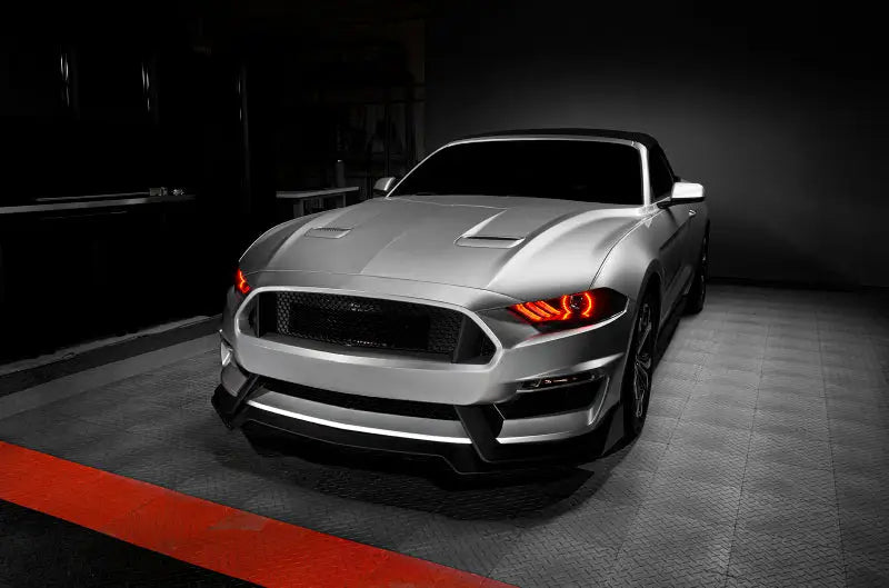 Oracle Lighting 18-23 Ford Mustang Dynamic ColorSHIFT LED Headlights - Black Series - Truck & Automotive