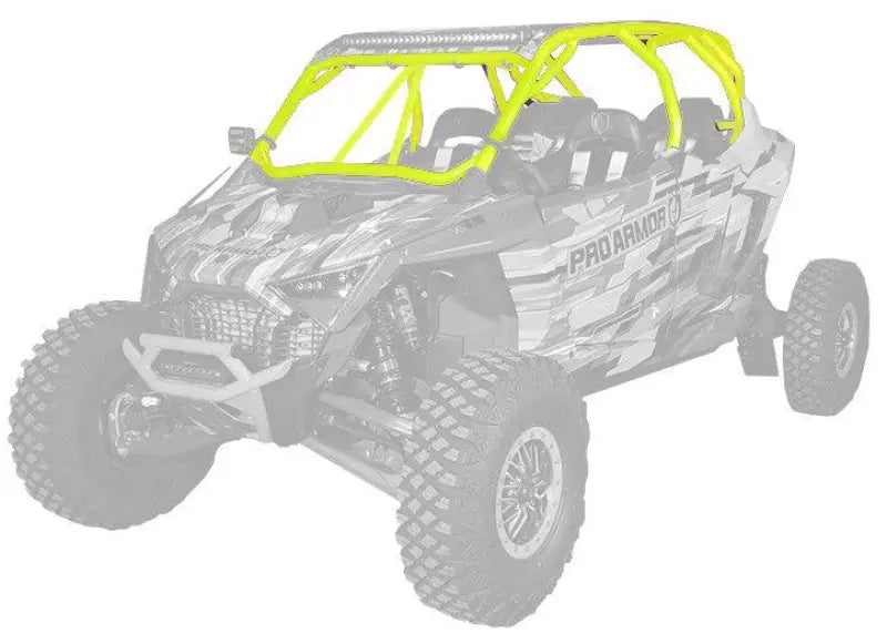 P2112C055LL Pro Armor Pro R Mp Cage W/V Intrusion Lifted Lime - RV and Auto Parts