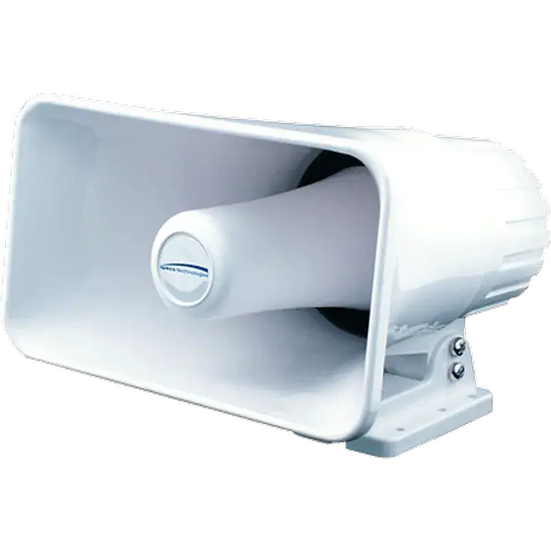 White horn loudspeaker for PA-30/20 Newmar 20/30 Watt Waterproof Hailer Horn