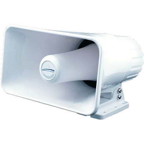 White horn loudspeaker for PA-30/20 Newmar 20/30 Watt Waterproof Hailer Horn