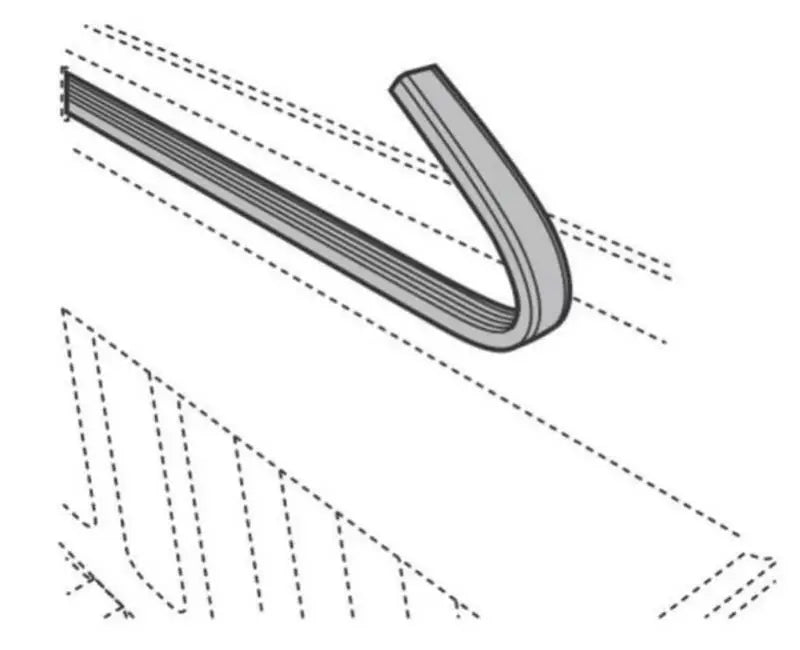 PARTS-326A0005 Tonneau Cover Rail Seal