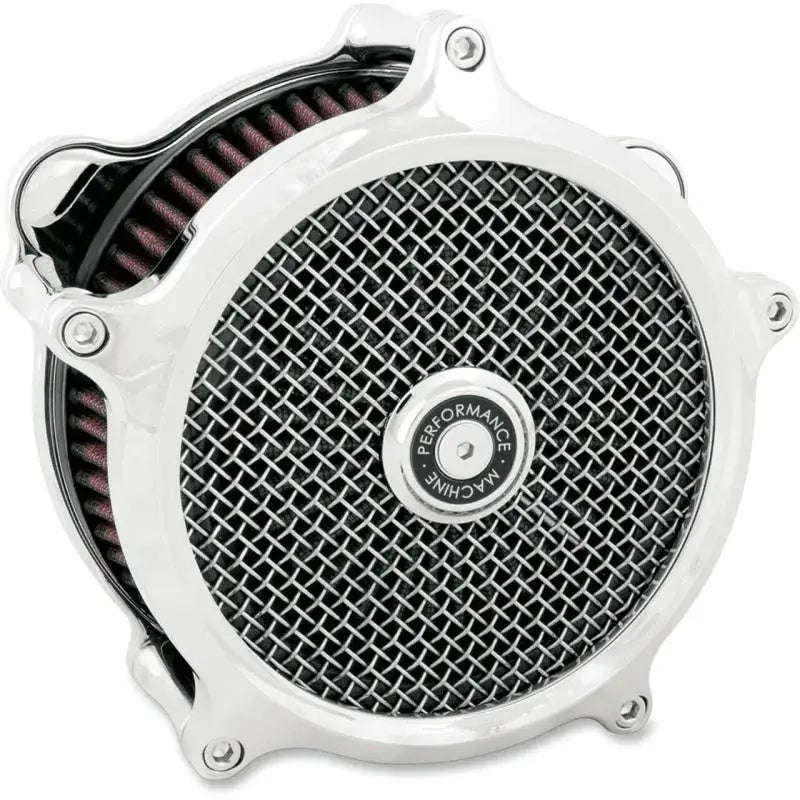Performance Machine Air Cleaner Slim - Chrome - Filters