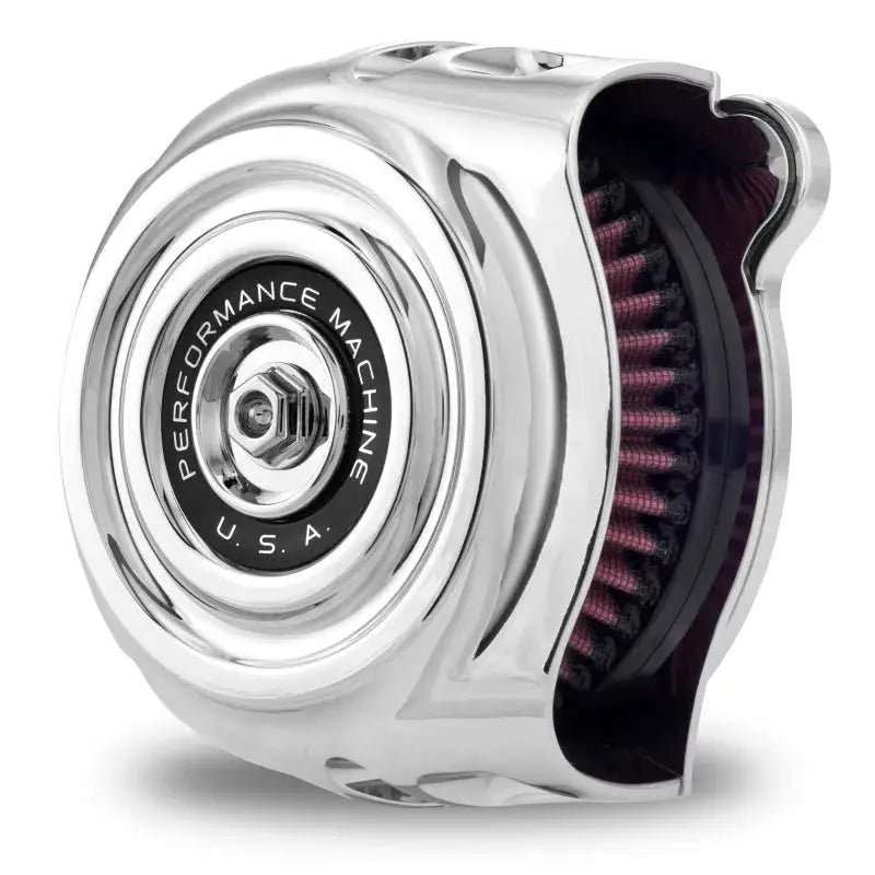 Performance Machine Vintage Air Cleaner - Chrome - Filters