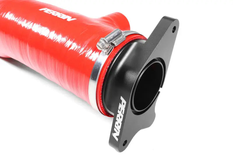 Perrin 2022 + Subaru WRX Red 3in Turbo Inlet Hose w/ Nozzle - Fabrication