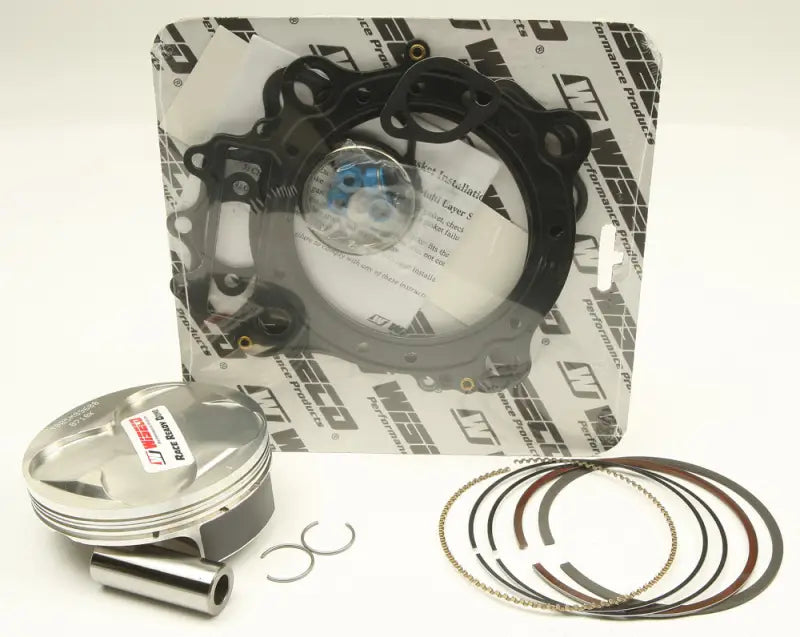 Engine rebuild kit with piston, gasket set, and piston rings for PK1414 Top End Kit