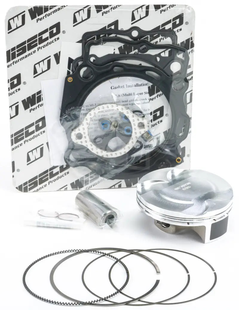 Engine rebuild kit with piston, gaskets, and rings for Husqvarna and KTM bikes