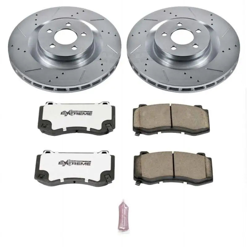 Power Stop 05-10 Chrysler 300 Front Z26 Street Warrior Brake Kit - Truck & Automotive