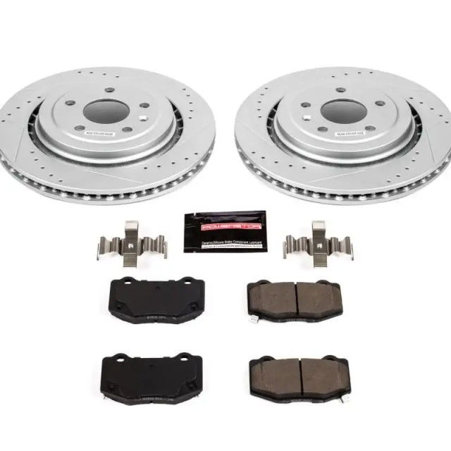 Power Stop 14-19 Chevrolet Corvette Rear Z23 Evolution Sport Brake Kit - K6530
