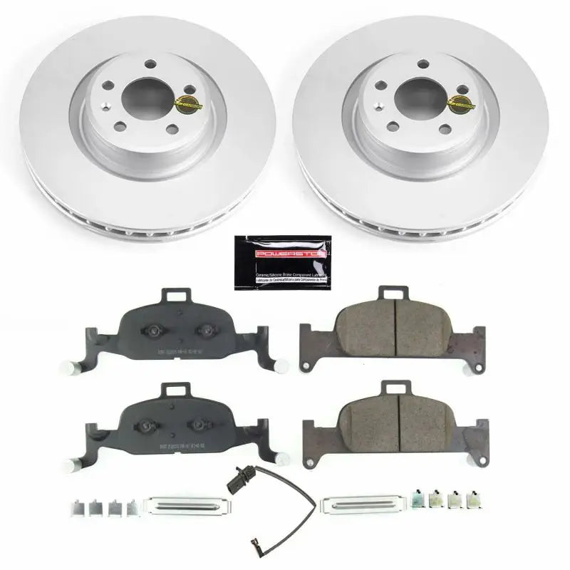 Power Stop 17-19 Audi A4 Front Z23 Evolution Sport Coated Brake Kit - CRK7648