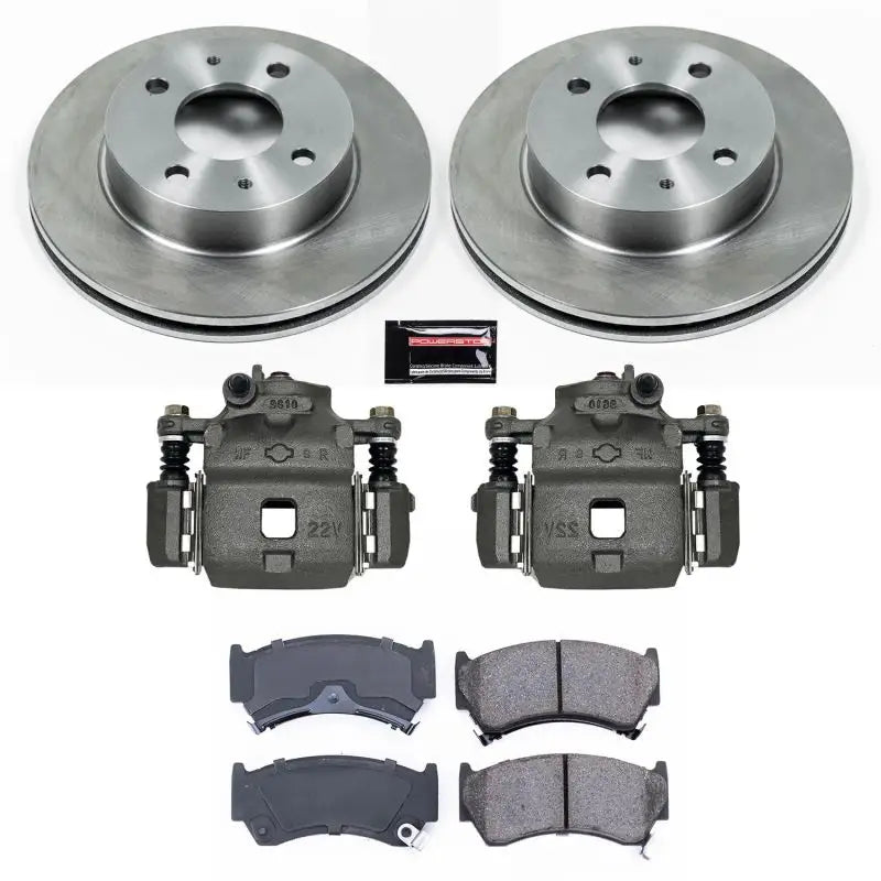 Power Stop 95-98 Nissan 200SX Autospecialty Kit w/ Calipers - Front - Truck & Automotive