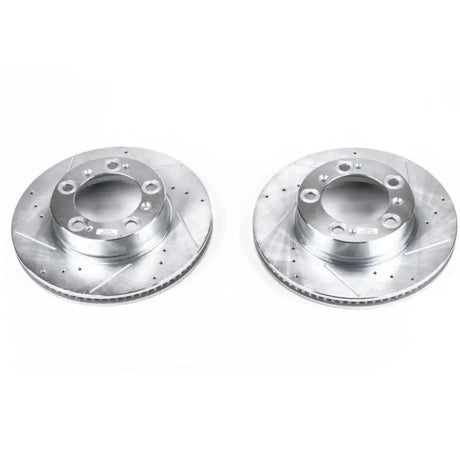 Power Stop 97-04 Porsche Boxster Front Evolution Drilled & Slotted Rotors - Pair - EBR620XPR