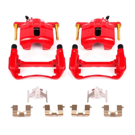 Power Stop 97-99 Acura CL Front Red Calipers w/Brackets - Pair - Truck & Automotive