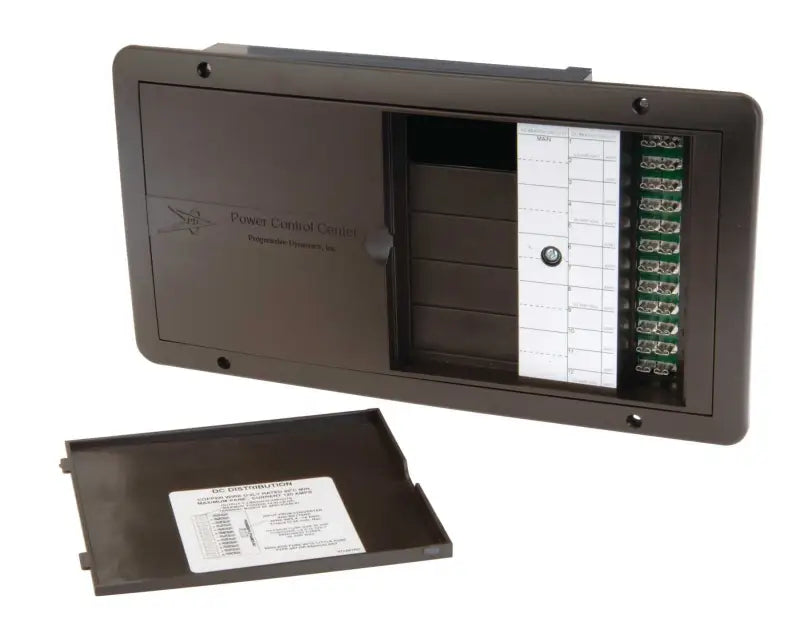 Progressive Dynamics PD50K3Q2GP 30Amp Panel Converter Box Only for AC/DC power distribution in a compact design.