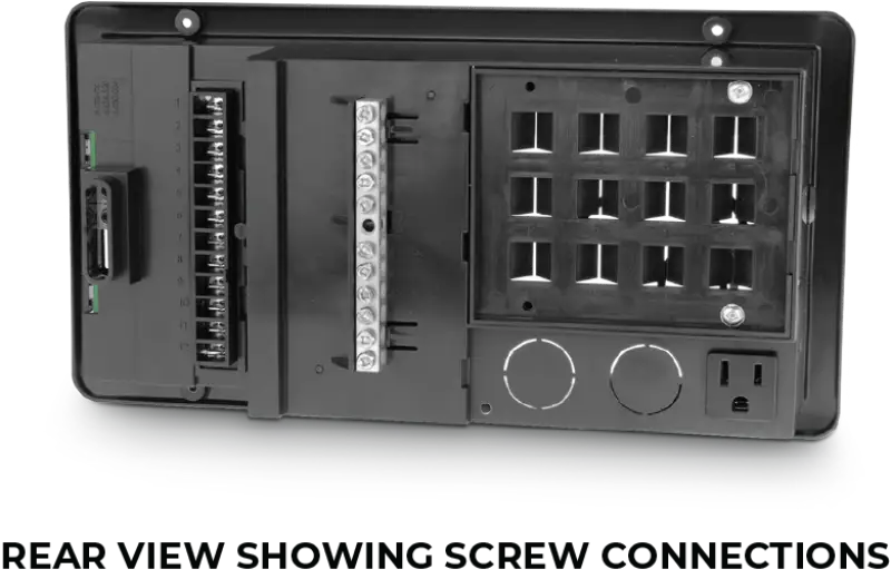 Progressive Dynamics PD50K3Q2GP 30Amp Panel Converter Box Only, showcasing screw connections for power distribution.