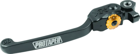 Black motorcycle clutch lever with gold adjustment dial for KTM Husqvarna ProTaper aluminum shifter