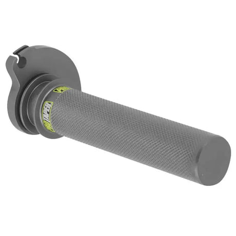 Gray motorcycle throttle grip on ProTaper KTM Husqvarna aluminum throttle tube for KTM Husqvarna