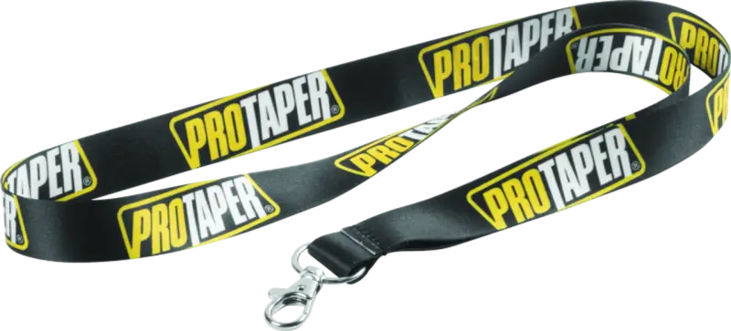 Black ProTaper Lanyard with logo for securely holding keys or small items