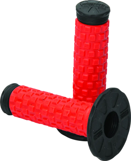 Red black ProTaper Pillow Grips with textured handlebar grips for better grip