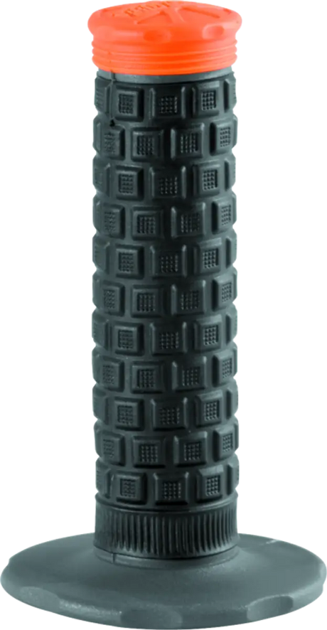 Black and orange textured handlebar grip for ProTaper Pillow Lite Grips in gray black orange