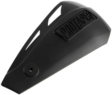 Black motorcycle handlebar pad on ProTaper Plastic Shield Black for protection
