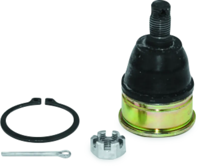 Automotive ball joint with hardware for Honda TRX250EX wheel bearing replacement