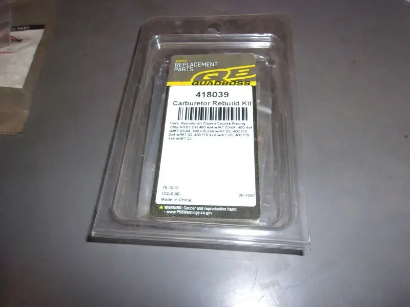 QuadBoss 03-04 Arctic Cat 400 2x4 FIS AT Carburetor Kit - 418039 - Fuel Delivery