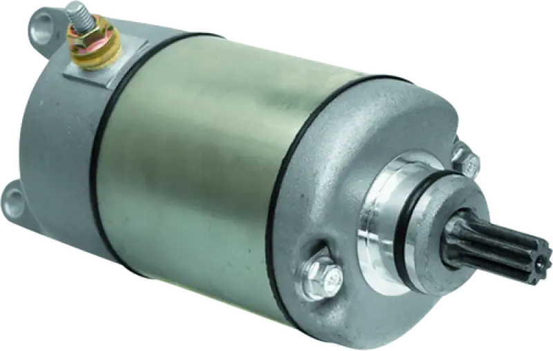 Silver and gray electric motor for Kawasaki KFX700 V-Force Throttle Cable replacement