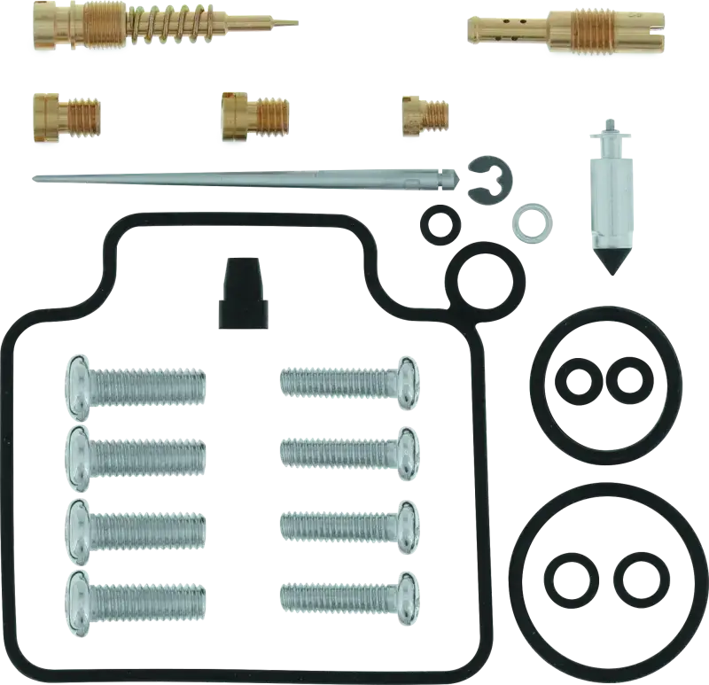 QuadBoss 05-11 Honda TRX500FE FourTrax Foreman 4x4 ES carburetor kit with essential components for performance optimization.