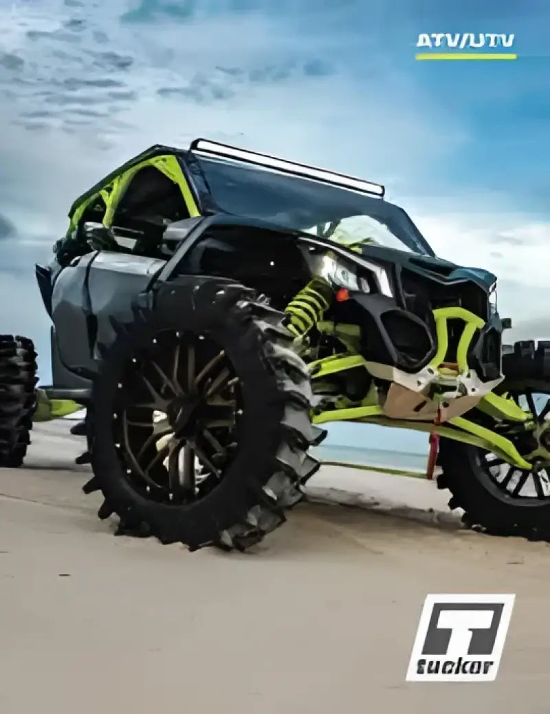 QuadBoss 06-10 Yamaha YXR450 Rhino AT 4x4 Folding Windshield - 375651 - Exterior Styling