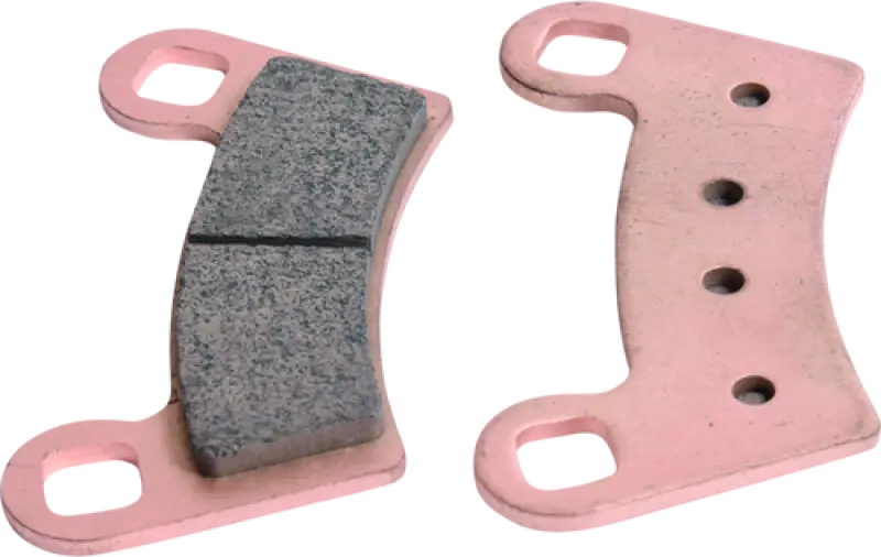 Two pink sintered brake pads for Kawasaki KFX450R front left brake system