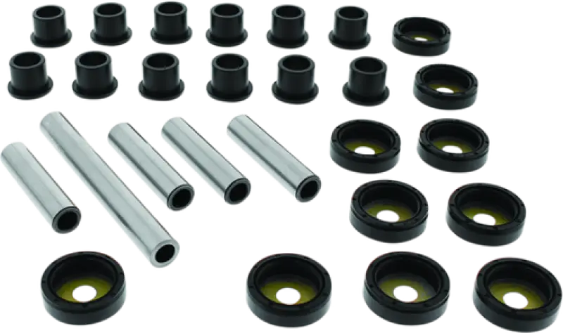 Assorted suspension bushings and sleeves in Arctic Cat rear independent suspension repair kit