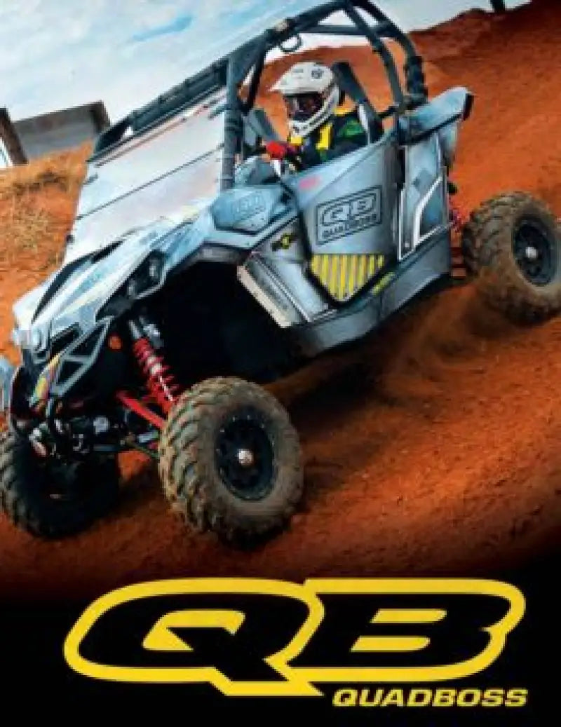 Off-road utility vehicle Polaris Outlaw with tie rod end kit installed for better control