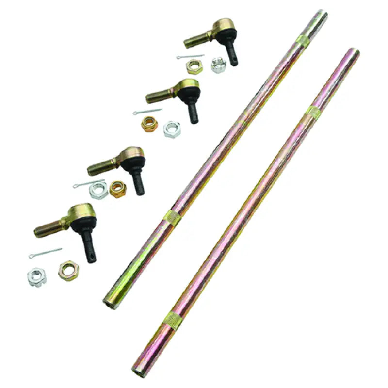 Metal tie rods and ball joints for Polaris Sportsman 550 tie rod assembly upgrade kit