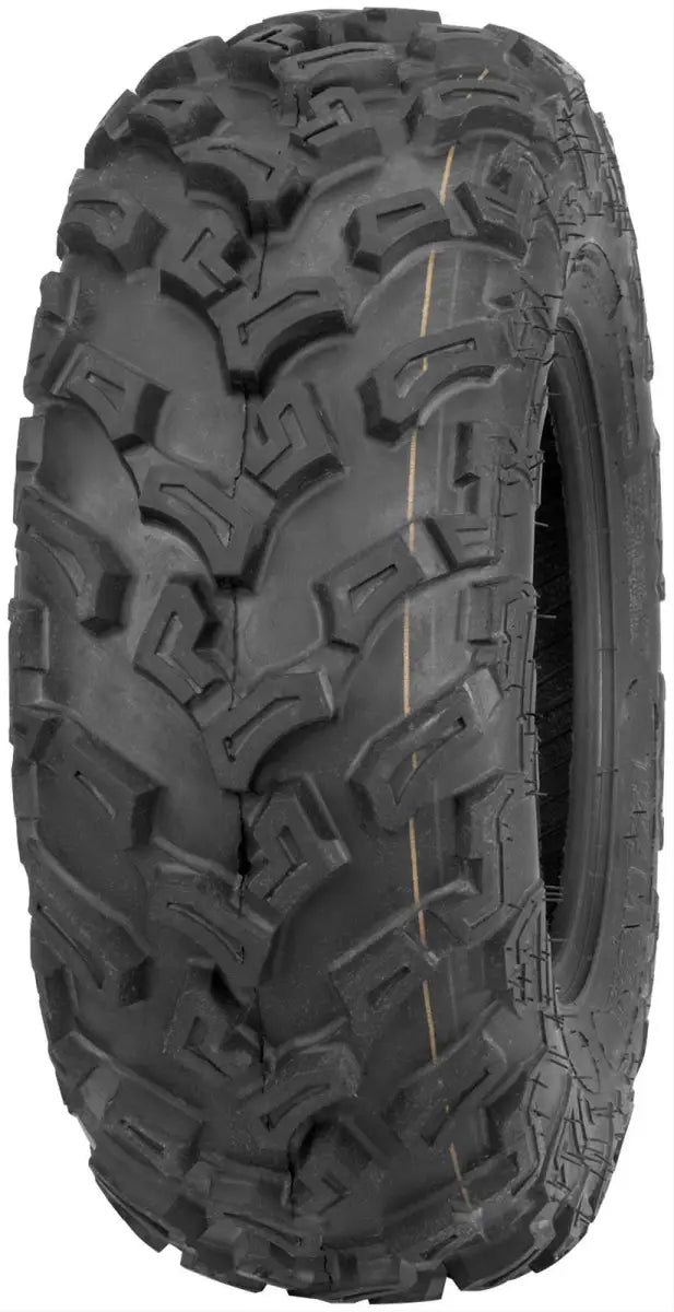QuadBoss QBT447 Utility Tire - 25x8-12, 6-Ply with robust tread pattern for superior off-road performance and durability.