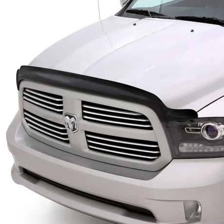 Silver truck with black bug deflector for Quadboss Sprocket Hat Hi-Vis style