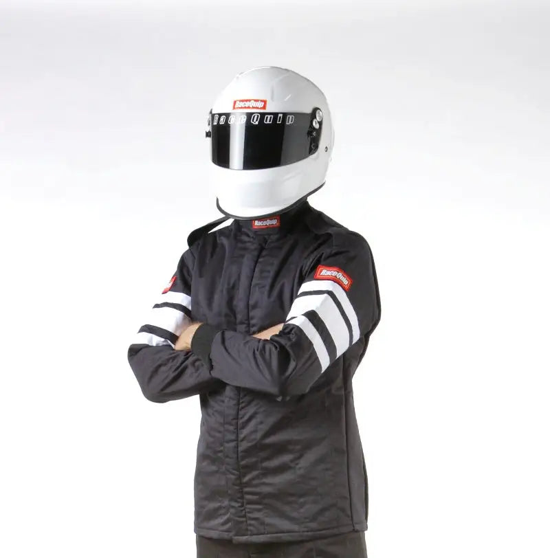 RaceQuip Black SFI-5 Jacket - Medium - Truck & Automotive