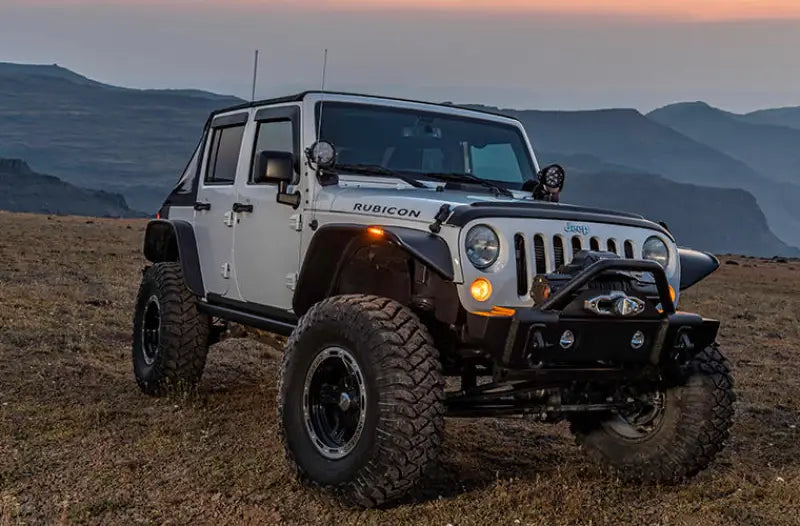 Rainguard Aerodynamic Design; Tape-On; Smoke; Acrylic; Set Of 4 - Truck & Automotive