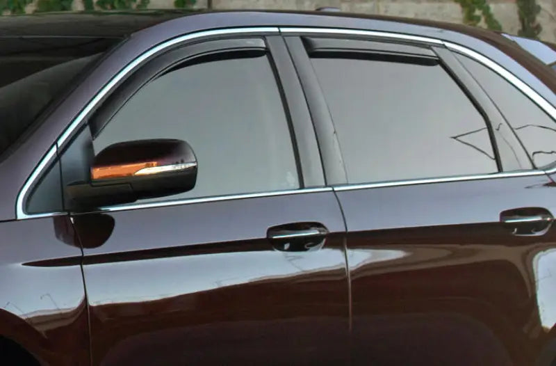 Rainguard Low Profile; In-Channel; Smoke; Acrylic; Set of 4 - Truck & Automotive