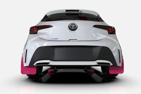 Rally Armor 13-18 & 2019 USDM Ford Fiesta ST Pink Mud Flap BCE Logo - Body Protection