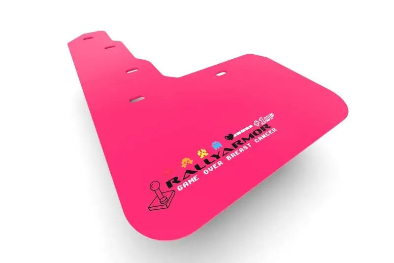 Rally Armor 13-18 & 2019 USDM Ford Fiesta ST Pink Mud Flap BCE Logo - Body Protection