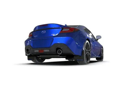 Rally Armor 2022 + Subaru BRZ / Toyota GR86 Black UR Mud Flap w/ Blue Logo - Body & Protection