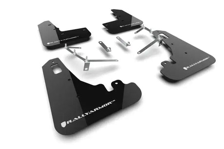 Rally Armor 2022 + Subaru BRZ / Toyota GR86 Black UR Mud Flap w/ White Logo - Body & Protection