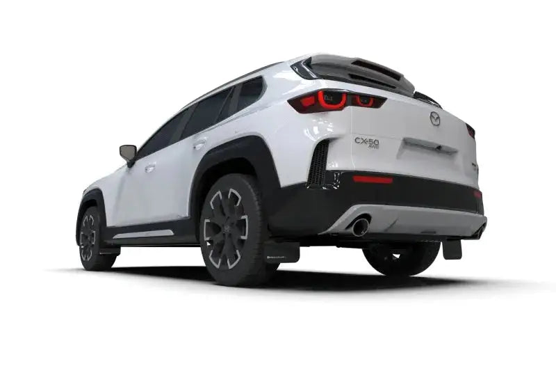 Rally Armor - 2024 Mazda CX-50 Black UR Mud Flap W/Grey Logo (Will Not Fit CX-5) - Body & Protection