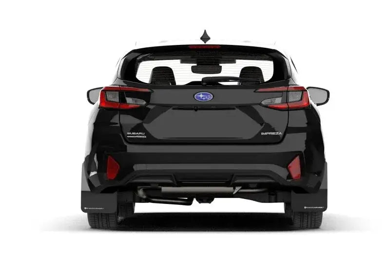 Rally Armor 2024 Subaru Impreza Black UR Mud Flap w/ Grey Logo - Body & Protection